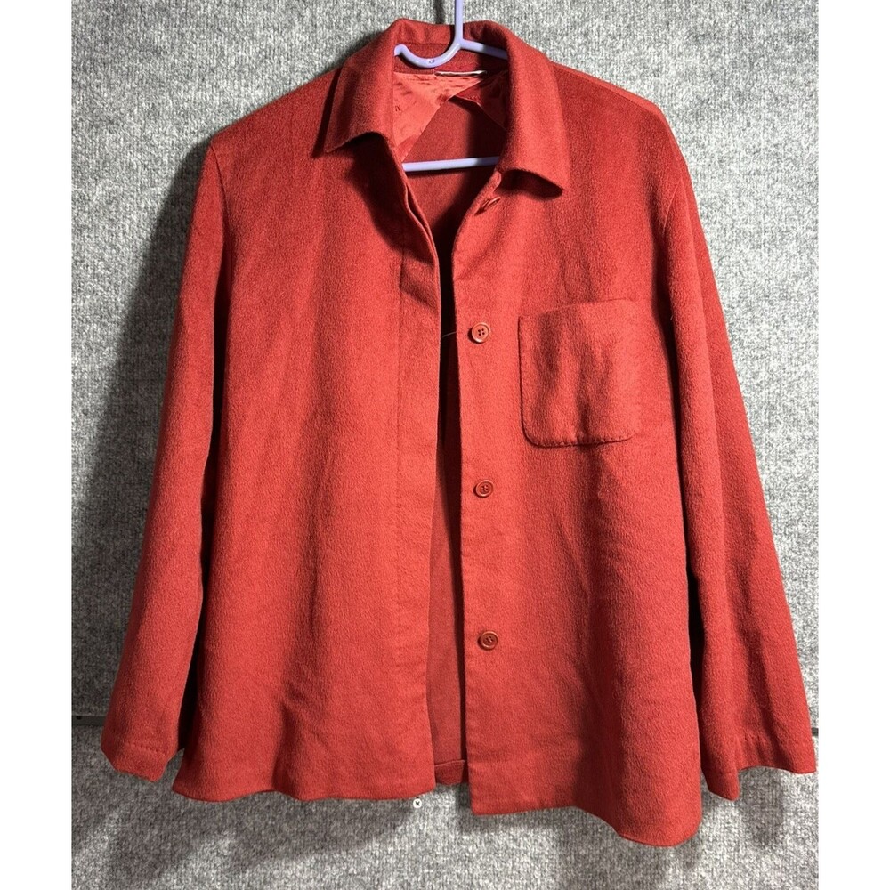 Max Mara Camel Hair Jacket Women’s Sz 2 Italy Tailored Button Front Luxury Coat